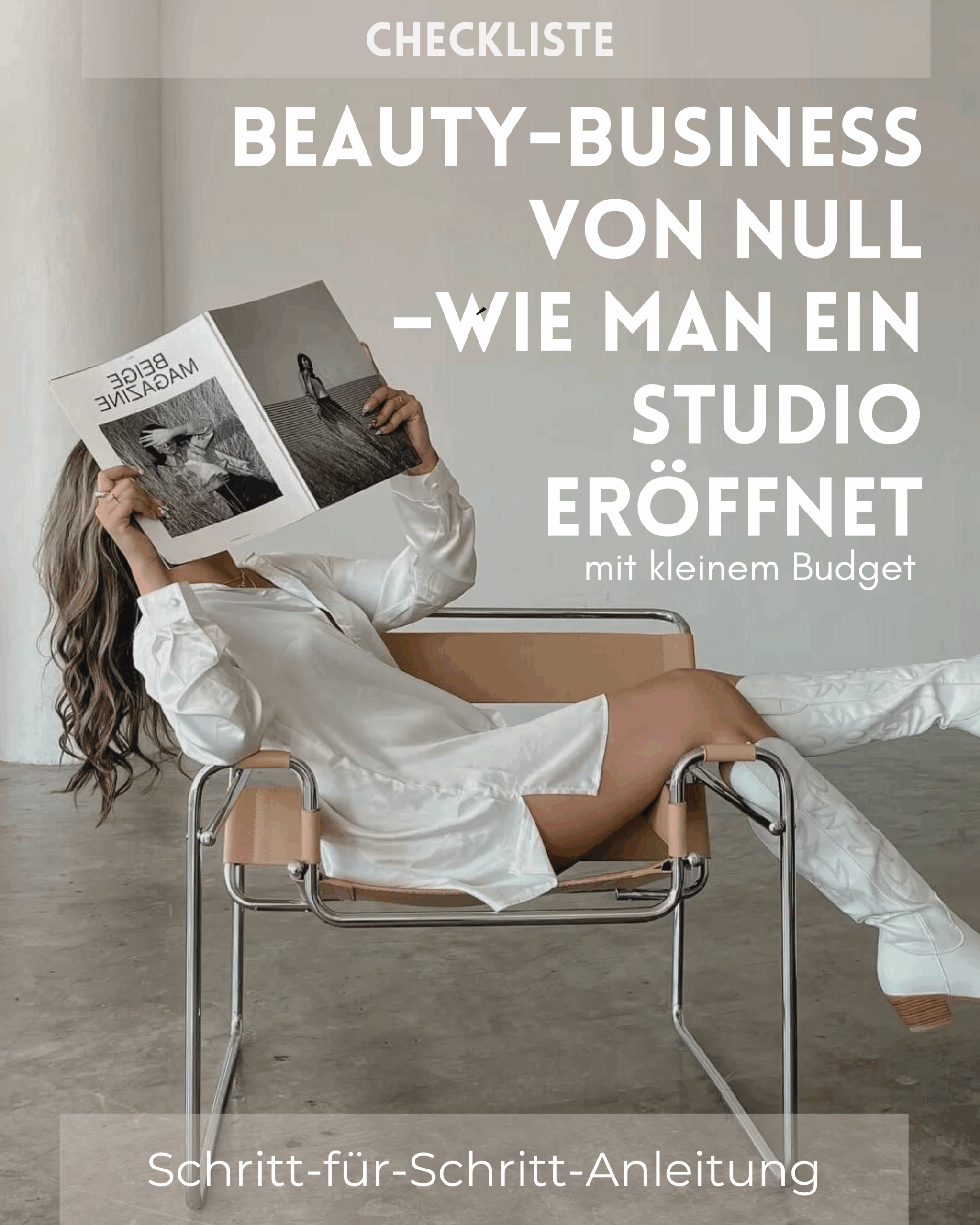 E-Book: Beauty-Business-Checkliste von Null – Wie Du Dein eigenes Studio eröffnest